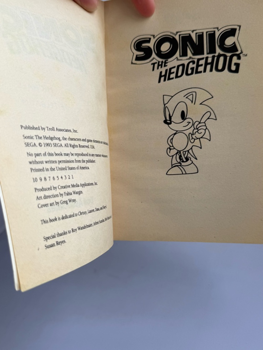 RARE Vintage 1993 Sonic the Hedgehog Paperback Book Sega Genesis Collectible - Picture 4 of 9